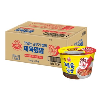 오뚜기제육덮밥 310g x 12