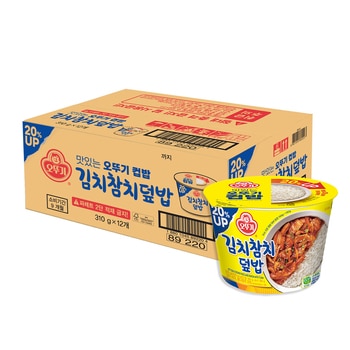 오뚜기 김치참치 덮밥 310g x 12