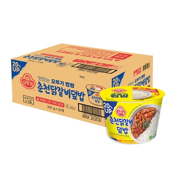 오뚜기 춘천 닭갈비 덮밥 310g x 12