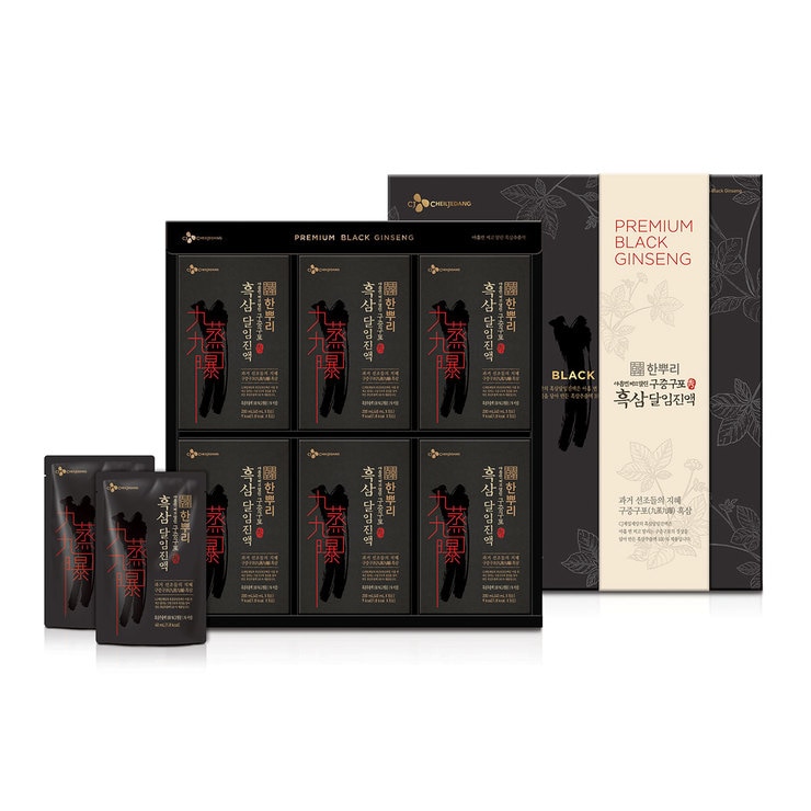 CJ한뿌리 흑삼달임진액 세트 x 4 