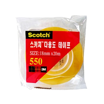 3M 스카치 테이프 리필 550R (18mm*20m) 10개