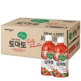 웅진식품 자연은 과채주스 340ml x 24병