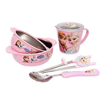 디즈니 어린이 식기 세트 6P