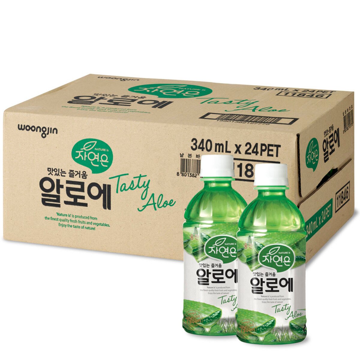 웅진식품 자연은 과채주스 340ml x 24병
