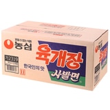 농심 육개장 사발면 86g x 24개