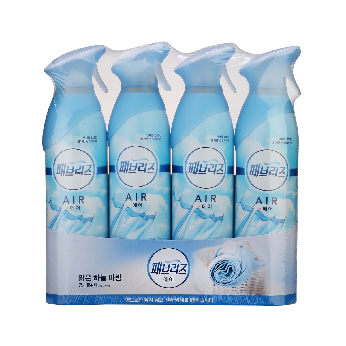 페브리즈 에어 공기탈취제 275g x 4개 / 최소구매  2, 맑은 하늘 바람