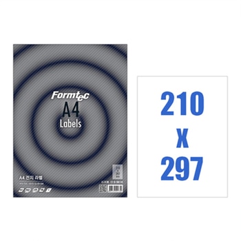 폼텍 A4 라벨 LQ-3130 1칸 20매 5팩
