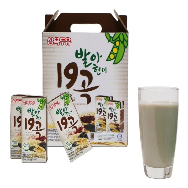 삼육두유 발아현미 19곡 두유 190ml x 16 x 3 삼육두유 발아현미 19곡 두유 190ml x 16 x 3