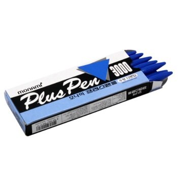모나미 플러스펜 청색 0.3mm 120개 모나미 플러스펜 청색 0.3mm 120개