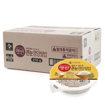 CJ 햇반 큰눈 영양쌀밥 210g x 24 CJ 햇반 큰눈 영양쌀밥 210g x 24