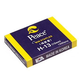 피스 제본용 스테플러침 H-13 10mm 15팩
