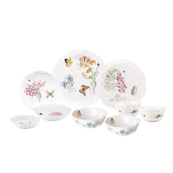 레녹스 버터플라이 한식기 세트 9P