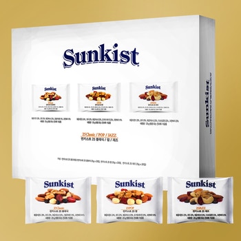 썬키스트 견과 3종세트 25g x 60 썬키스트 견과 3종세트 25g x 60