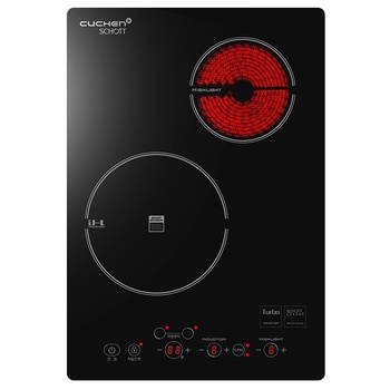 쿠첸 하이브리드 전기레인지 2구 CIR-BSH202