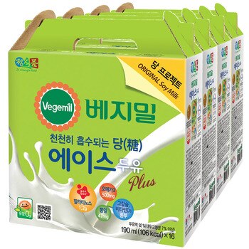 베지밀 에이스 두유 190ml x 16 x 4박스 베지밀 에이스 두유 190ml x 16 x 4박스