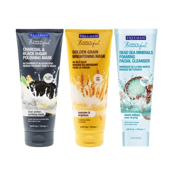 프리맨 페이스케어 세트（마스크팩２，클렌징１）