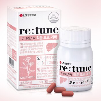 리튠 프로 리버 850mg x 60정x 2병 리튠 프로 리버 850mg x 60정x 2병