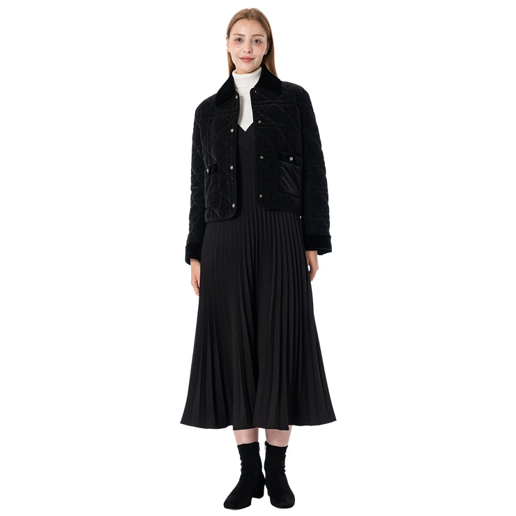 SOUP 여성 퀼트 패딩 재킷