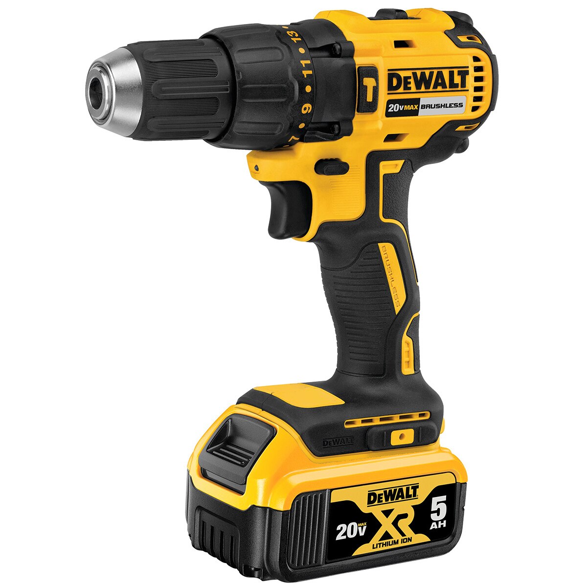 Dewalt 20V 브러쉬리스 햄머드릴세트,배터리 2개 포함