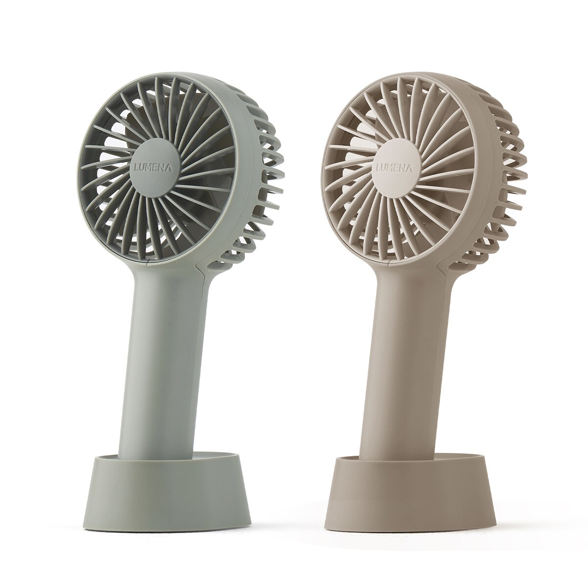 루메나 휴대용 무선 선풍기 FAN C 2 2 개입 - 더스티그린+클레이베이지