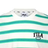 휠라 키즈 스트라이프 티셔츠 - 그린, 165