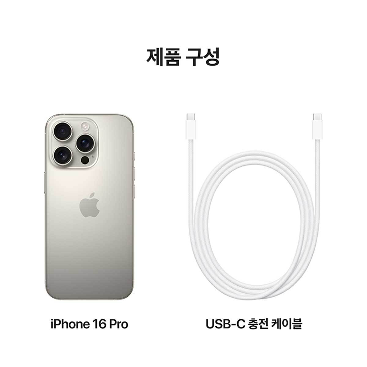 Apple 아이폰 16 프로 256GB 내추럴 티타늄