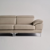 다우닝 마티에 헤드레스트 전체천연가죽 소파 3인