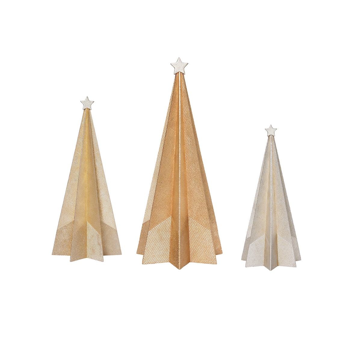 크리스마스 컨템포러리 트리 장식 3개 세트