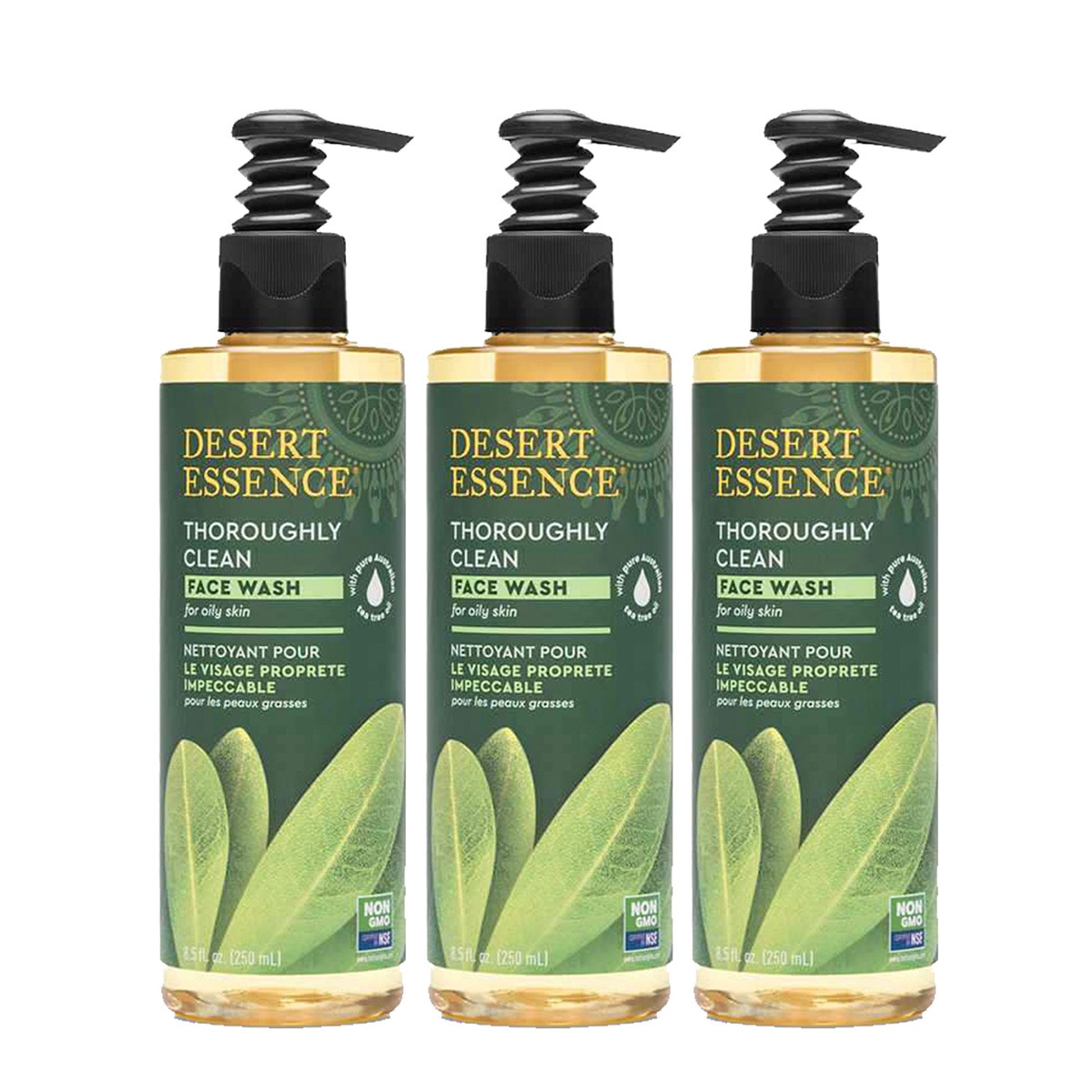 데저트 에센스 클린 페이스 워시 250ml X 3