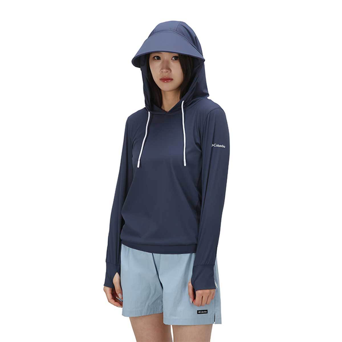 컬럼비아 여성 래쉬가드 후디