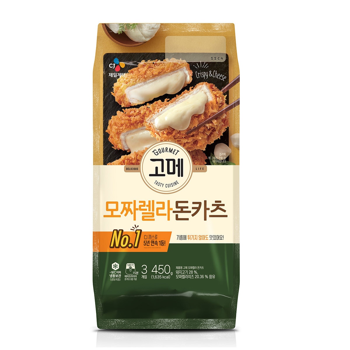 고메 돈카츠 골라담기 450g x 4 - 모짜렐라돈카츠 450g x 4
