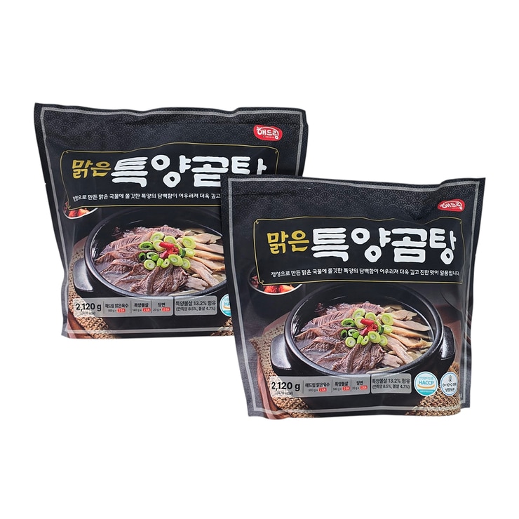 해드림 맑은 특양곰탕 1,060g x 2 x 2 해드림 맑은 특양곰탕 1,060g x 2 x 2