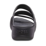 크록스 보카 스트래피 웨지 - 블랙