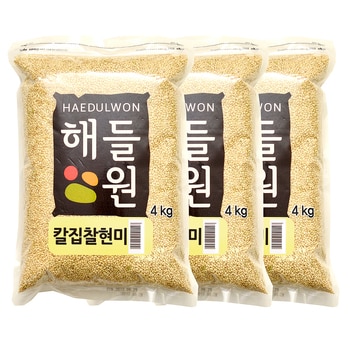 해들원 칼집 찰현미 4kg x 3