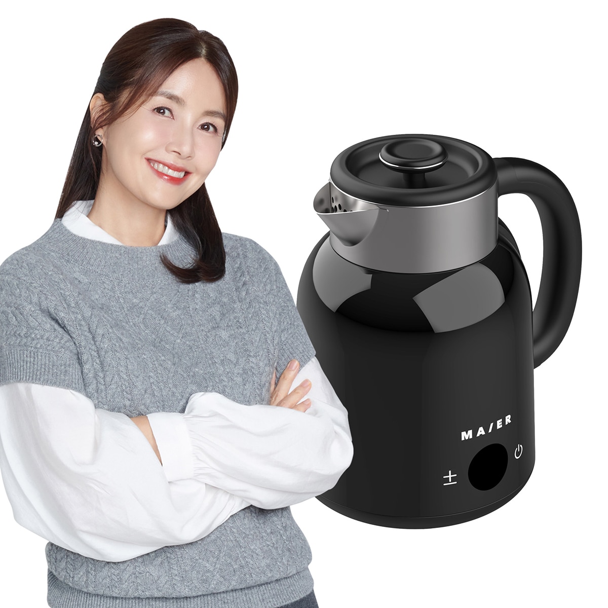 마이어 티포트 1.5L D6015E - 블랙