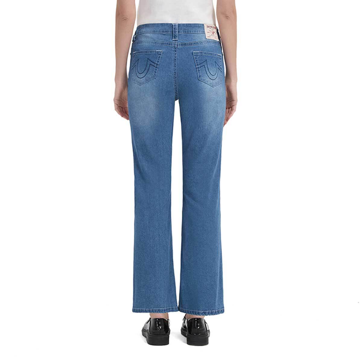 트루릴리전 여성 쿨맥스 청바지 - 미디엄 블루, 28