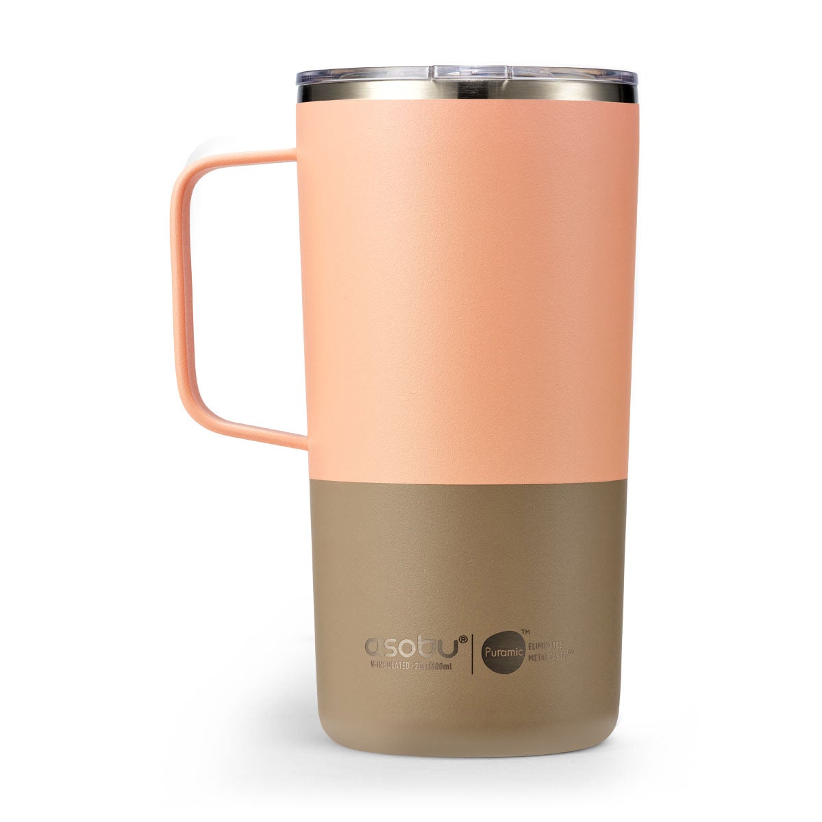 아소부 타워 텀블러 600ml - 파스텔피치 아소부 타워 텀블러 600ml - 파스텔피치