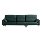 다우닝 데이지 전체 천연가죽 소파 4인