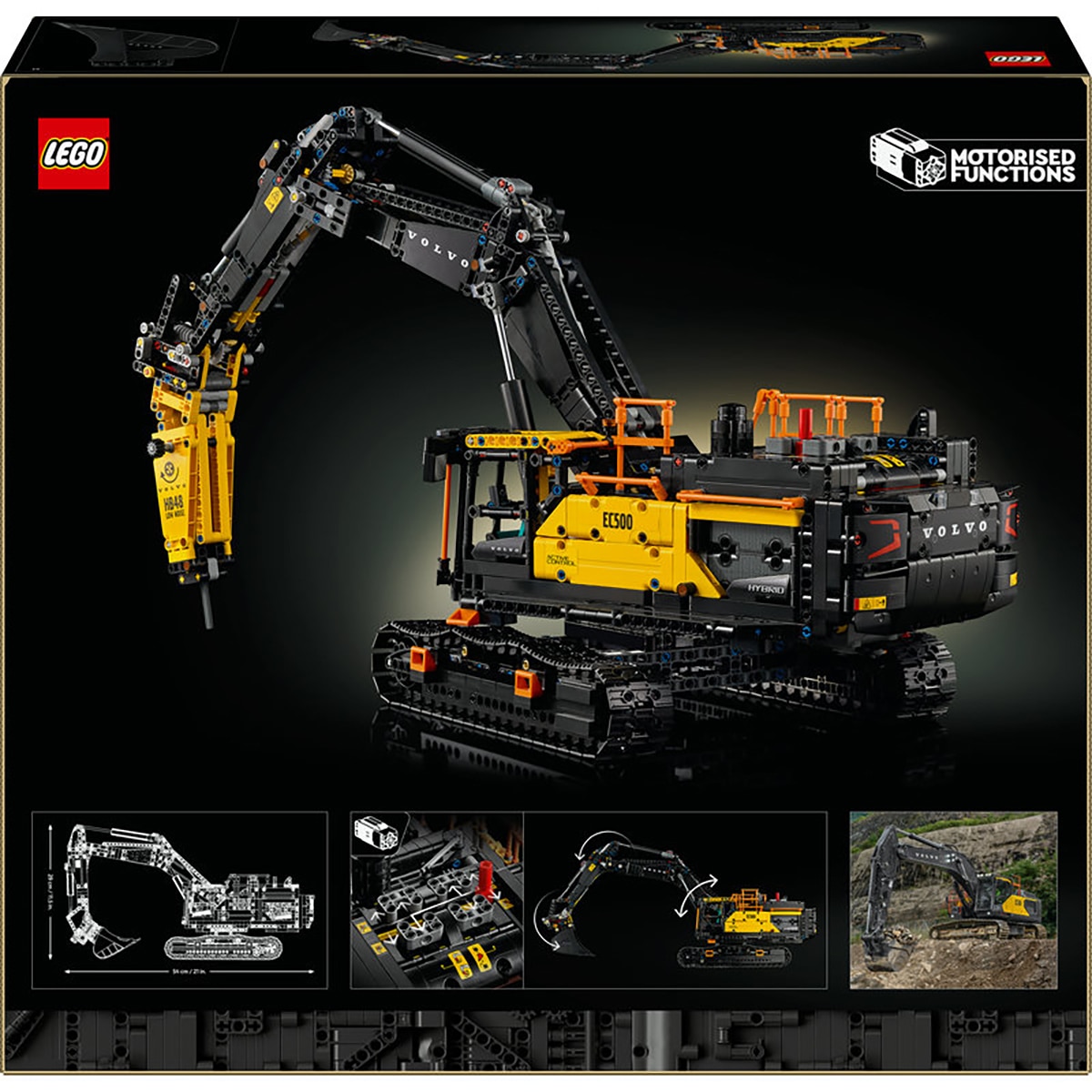 레고 테크닉 Volvo EC500 Hybrid 굴착기 42215