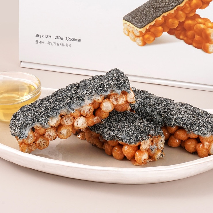 말랑말랑 꿀오랑 인절미 or 흑임자 780g (26g x 10 x 3pk) - 흑임자