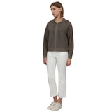 솔레지아 여성 니트 후드 집업 - 카키, M 솔레지아 여성 니트 후드 집업 - 카키, M