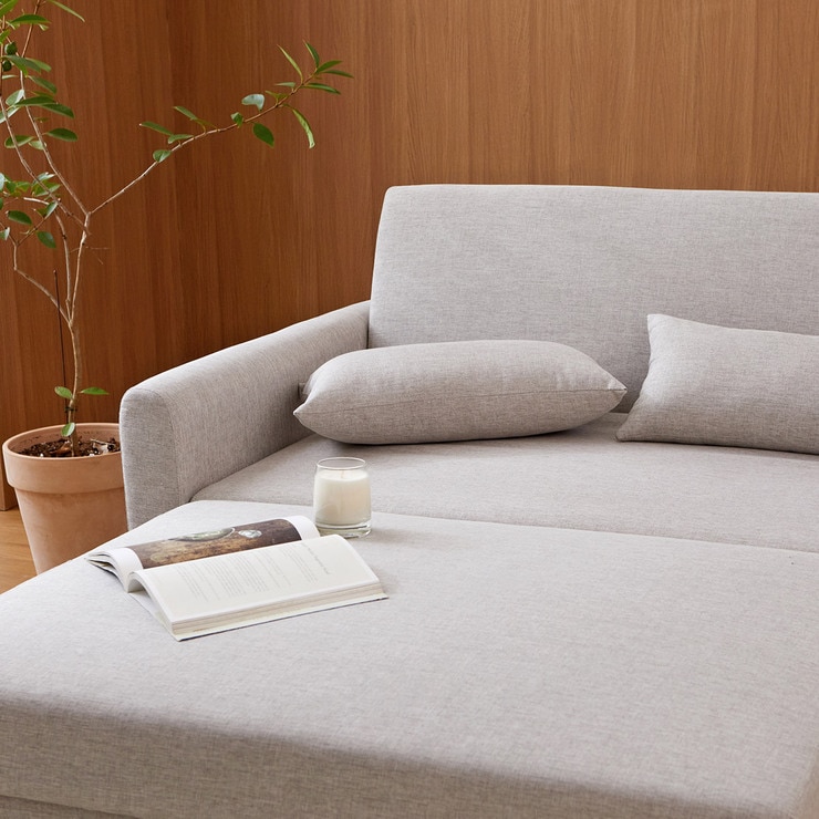 리비니아 라운지 소파베드 - 슈퍼싱글, 베이지