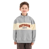 아웃도어 프로덕츠 키즈 하프 집업 - 멜란지그레이, 130 아웃도어 프로덕츠 키즈 하프 집업 - 멜란지그레이, 130