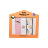코튼클럽 아동 런닝 5매 - 여아2, 70