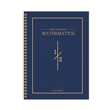 뉴트로 2분할 수학연습장 6권 묶음(80매/권) - 골드네이비