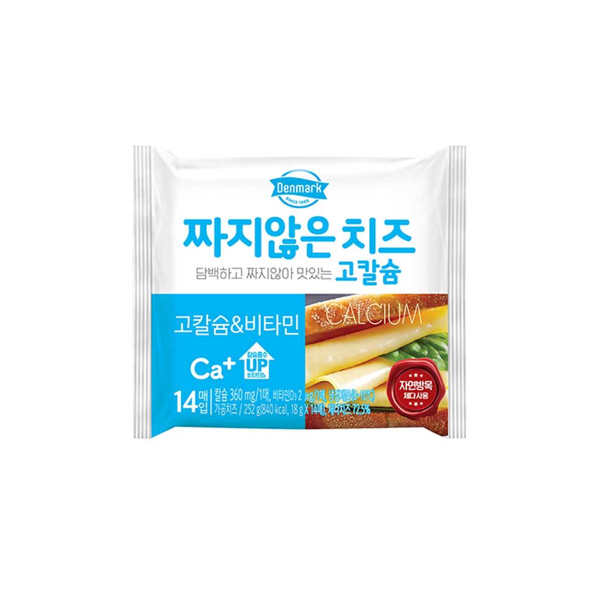 덴마크 짜지않은 치즈 고칼슘&비타민 252g x 10