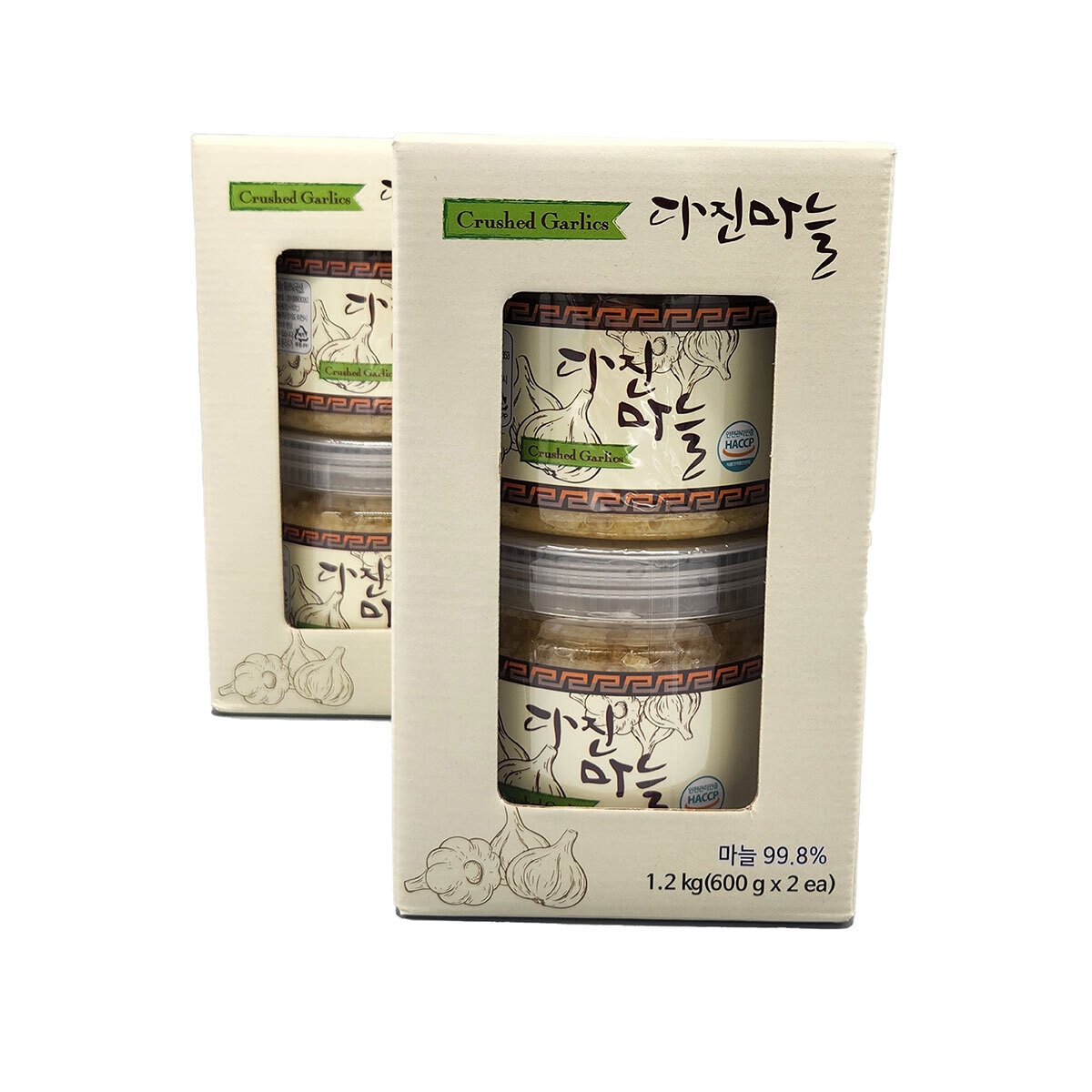 다진마늘 600g x 4개