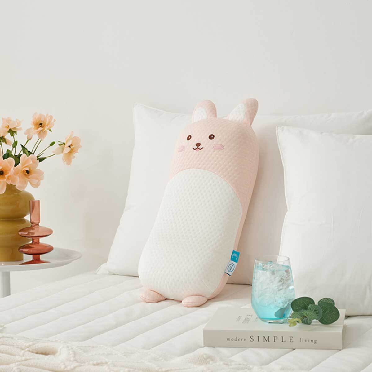 루마인 홈 쿨셸 동물 메모리폼 베개 1P - 토끼