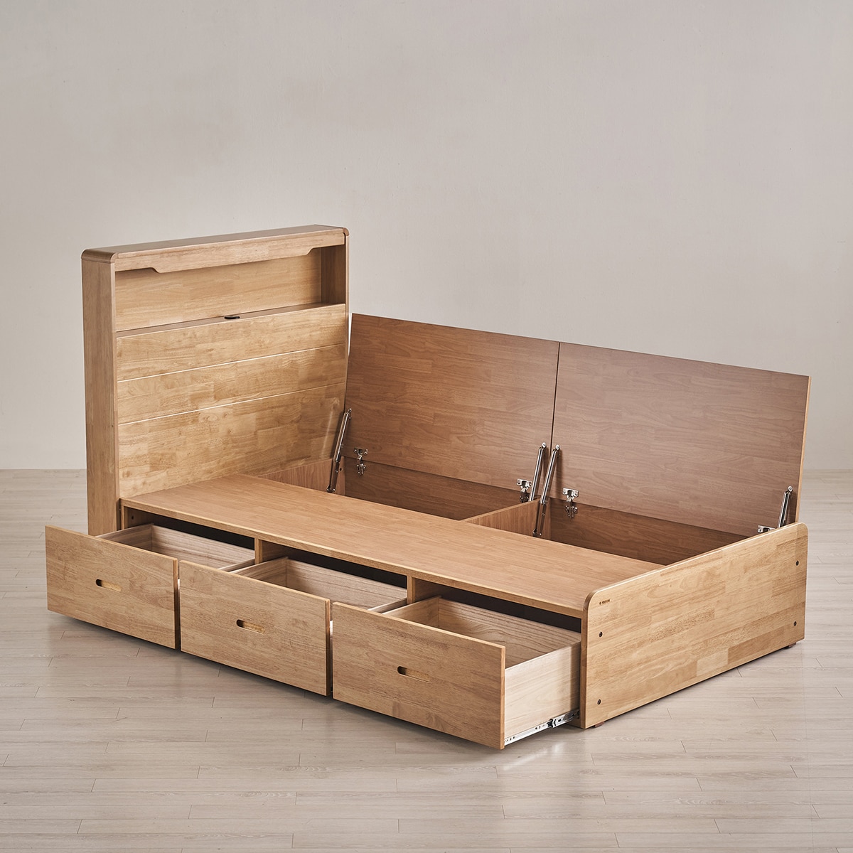 핀란디아 마로네 서랍형 침대 프레임 - 슈퍼싱글 핀란디아 마로네 서랍형 침대 프레임 - 슈퍼싱글