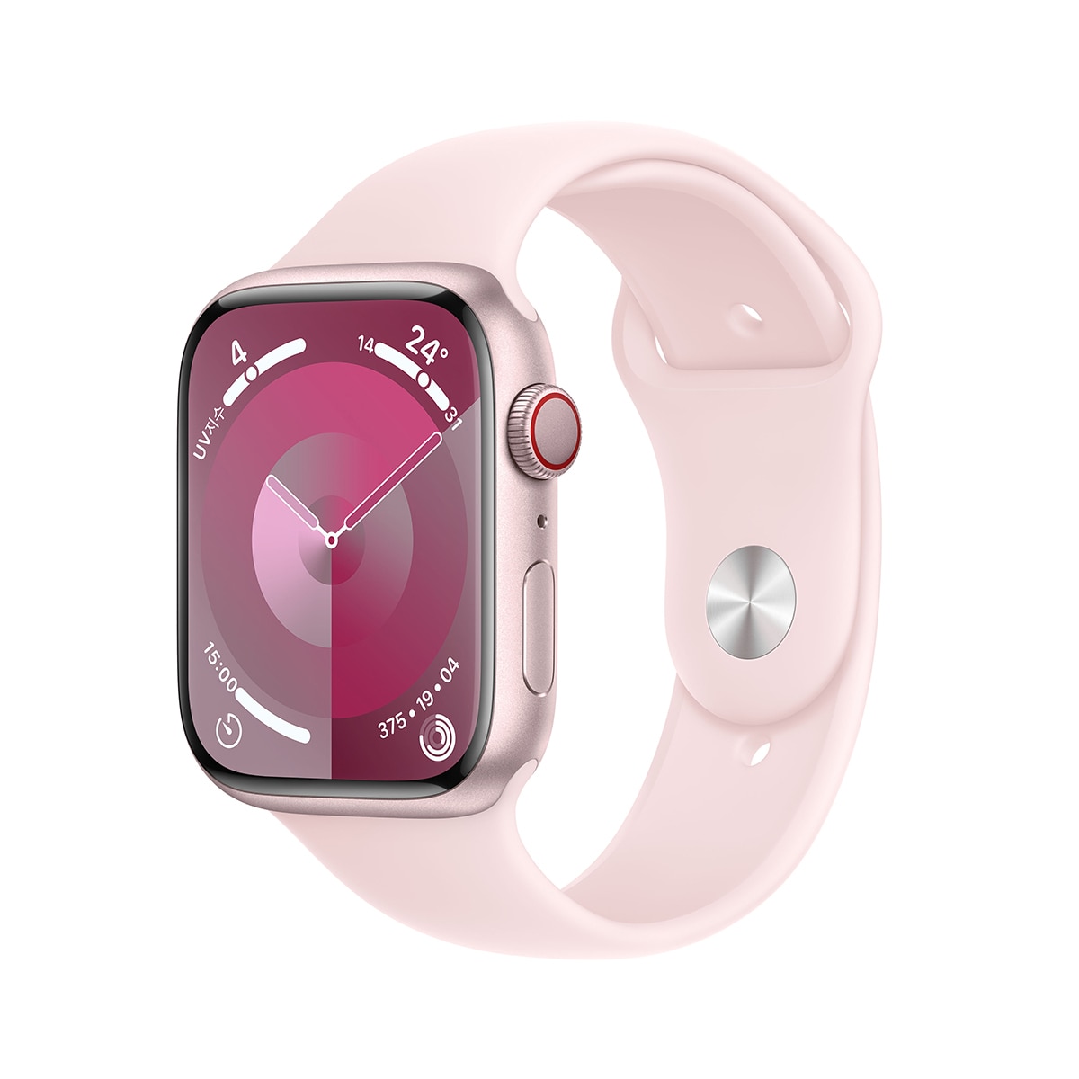 Apple Watch S9 45mm GPS + Cell PNK/LPNK 스포츠 밴드 M/L